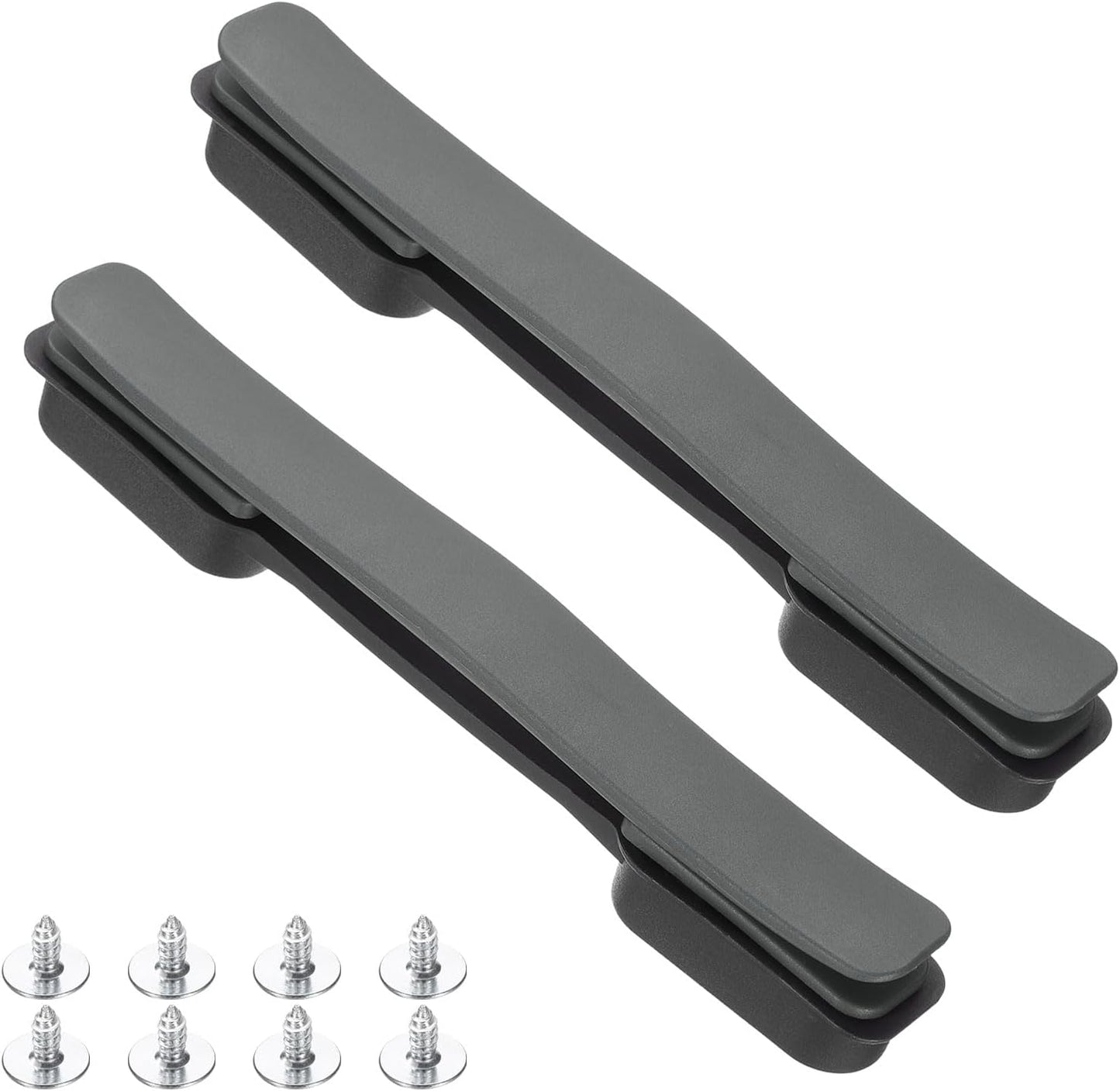 2 Pcs Luggage Handle Replacement 8.5 Inch Suitcase Handle Carry Strap Plastic Pull Handle Grip Luggage Replacement Parts with Screws for Suitcase Box Luggage Case, Dark Grey