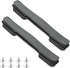 2 Pcs Luggage Handle Replacement 8.5 Inch Suitcase Handle Carry Strap Plastic Pull Handle Grip Luggage Replacement Parts with Screws for Suitcase Box Luggage Case, Dark Grey