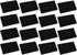 16PCS Jewelry Organizer Tray Stackable, Wooden Jewelry Containers Velvet Drawer Organizer Inserts Holder for Earrings Necklaces Rings Bracelet (8.5" x 5.1" x 1" Black)