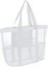 Mesh Beach Tote Bag, Upgraded Beach Towel Bags, Pool Bag for Vacation Travel Daily