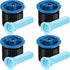 4 Pcs 10 VAN Variable Arc Nozzle Replacement Sprinkler Head Adjustable 360 Degree Rotating Irrigation Pop up Sprinkler Head Compatible with Rainbird, Hunter, Orbit for Garden Lawn