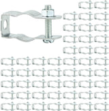 Conduit Hanger with Bolt Features, 1/2 Inch Zinc-Plated Steel, Pack of 50 - Insulated Supports or Threaded Rods for EMT, Rigid Conduits