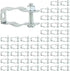 Conduit Hanger with Bolt Features, 1/2 Inch Zinc-Plated Steel, Pack of 50 - Insulated Supports or Threaded Rods for EMT, Rigid Conduits