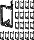 Low Voltage Mounting Bracket, 20 Pack 1 Gang Single Gang Drywall Mounting Wall Plate Bracket for Telephone Wires, Network Cables