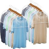 Clear Vinyl Shoulder Covers - Set of 16 Garment Protectors Keep your Suits, Dresses, Blouses, & Dust Free - Protect and Store your Clothing while In and Out of Season