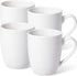 16 oz Large Coffee Mugs Set of 4 Ceramic Coffee Mug White Coffee Cups Tea Cups Idea Gift for Women Men House Warming Gifts New Home Office, 4 Pack (White)