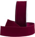 Wired Traditional Burgundy Christmas Waterproof Ribbon, Floral & Craft Decor - 2.5" (
