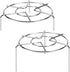 Steam Rack, 3-7/8" and 1-5/8" Tall Trivet for Instant Pot 6 Qt and 8 Qt, Heavy Duty 18/8 Stainless Steel Steamer Rack Fit Pressure Cooker