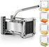 French Fry Cutter,  Professional Stainless Steel Potato Cutter with 1/2", 1/4", 3/8" & Wedge Blades for Potatoes, Carrots, Apples
