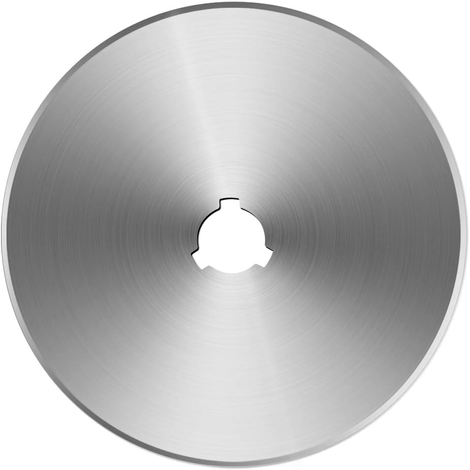 60MM Rotary Cutter Blades,  10PCS Premium Spare Replacement Cutting Blades with Sharpness, Great for Heavy Duty Use, Quilting, Patchwork, Crafts and Sewing