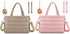 Diaper Bag Tote, Baby Diaper Tote Bags Crossbody Hospital Bag Travel Large Mommy Bag, with Silicone Pacifier Case