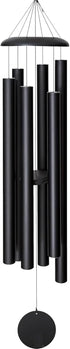 Wind-Chimes-Outdoor-Large-Decor, Deep Tone Soothing Melodic Tones Windchimes, Wind Chimes for Outside, Memorial Wind Chime Best Gift for Mom Women Grandma Neighbors（40" Black）