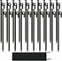 20Pcs Tent Stakes, 16in Heavy Duty Tent Stakes, Dia 0.35" Forged Steel Stakes Heavy Duty for Tent Used on Rocks, Grassland, Snowfield(20Pcs 16in Stakes)