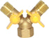 3 Way Split Brass Shut Off Ball Valve Fitting G 1/2" Male x Male x 1/2" Female Thread Y Shaped Type Union Intersection with 2 Switch