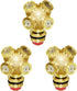 Brass Misting Spray Nozzle 1/2" NPT Male 4-Holes Garden Sprinklers Irrigation Connector Water Sprinklers Mister Heads Fitting with Filter Mesh (Pack of 3)