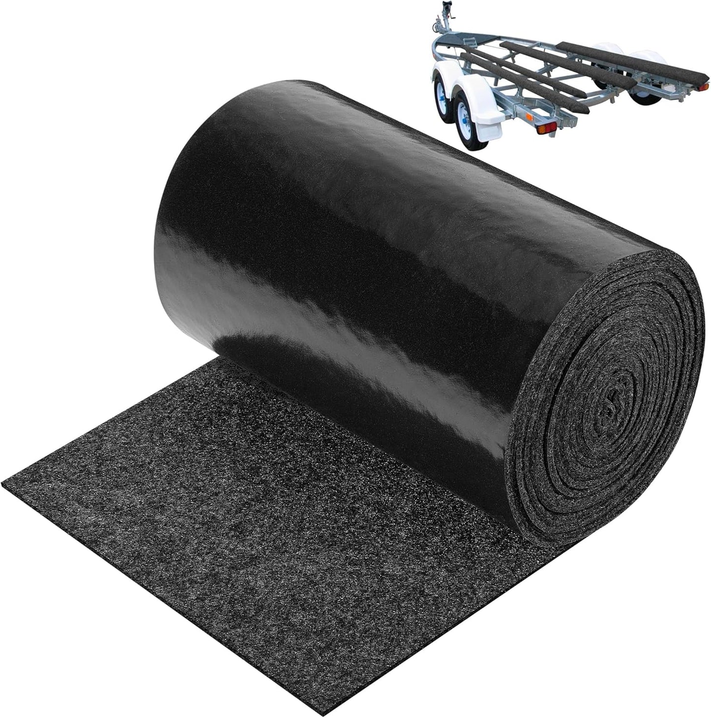 Boat Trailer Bunk Carpet - Marine Trailer Bunk Carpet - Trailer Boat Bunk Padding for Outdoor Boat Trailer Jet Ski Ramp Garage Dock