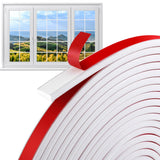 33 Ft Window Grille Inserts Grid Kit- TPE Self-Adhesive Peel and Stick Trim Molding- Flexible Moulding Trim Grid Inserts for Windows Door Frames Home Decoration