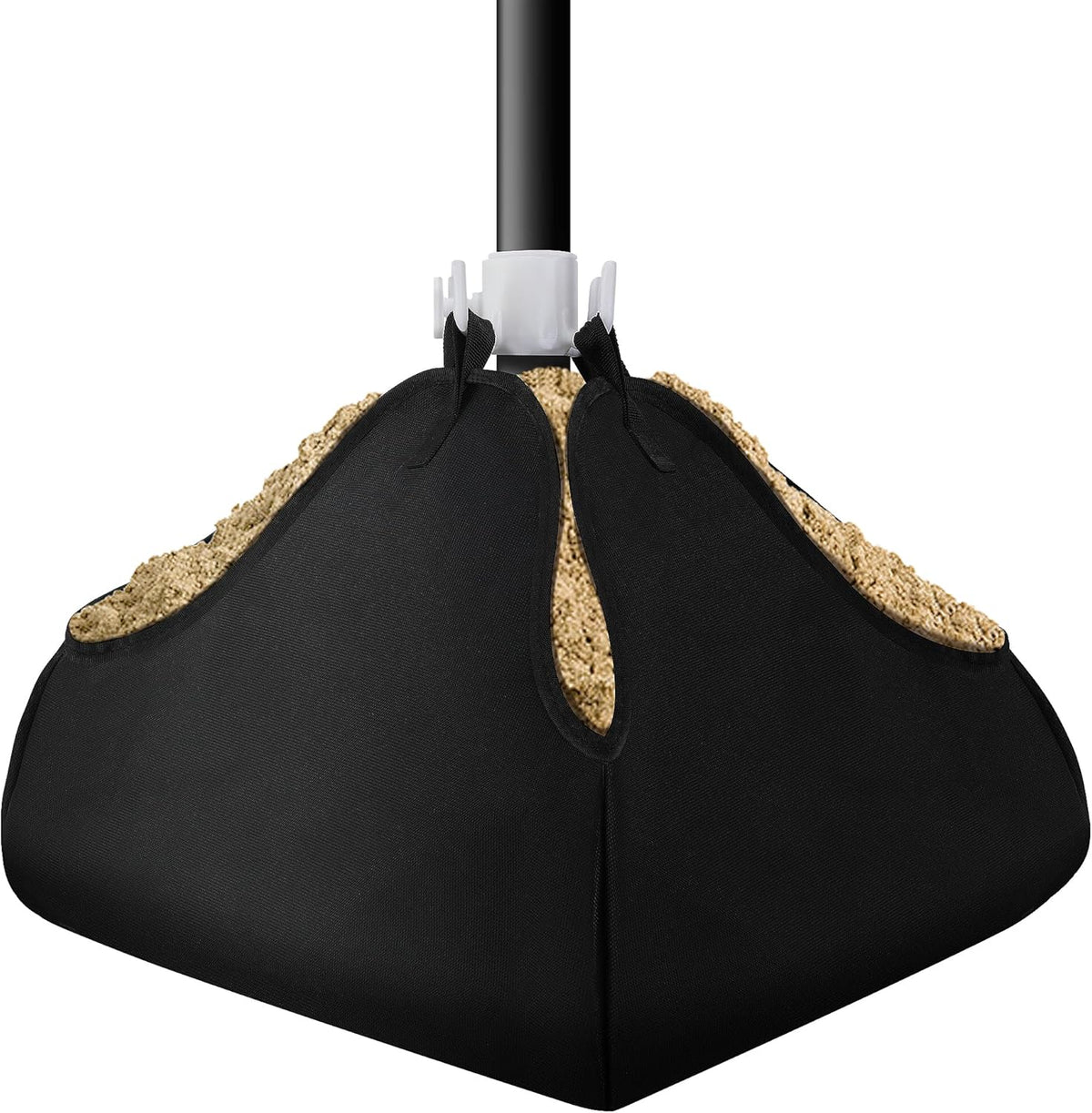 1 Set Beach Umbrella Base Weight- 600D Oxford Cloth Sun Umbrella Fillable Weights Sand Bags- Heavy Duty Beach Umbrella Stand Sand Anchor for Outdoor Patio Garden