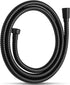 Shower Hose, Kink Free Stainless Steel Shower Hose Attachment Electroplating Handheld Shower Head Hose Flex Hoses Extension with Brass Insert & Nut for Pet Bathing Cleaning 60 in, Matte Black