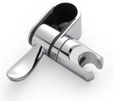 ADA Handshower Shower Grab Bar Head Holder, Universal Fit 1.25''(32mm) Hand Held Shower Bracket for Handicap Grab Bar, Detachable Bathroom Replacement, 360 Degree Rotation Sprayer Holder, Chrome