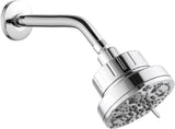 Shower Arm 10 in Bundle with 9 Mode Filtered Shower Head, Chrome