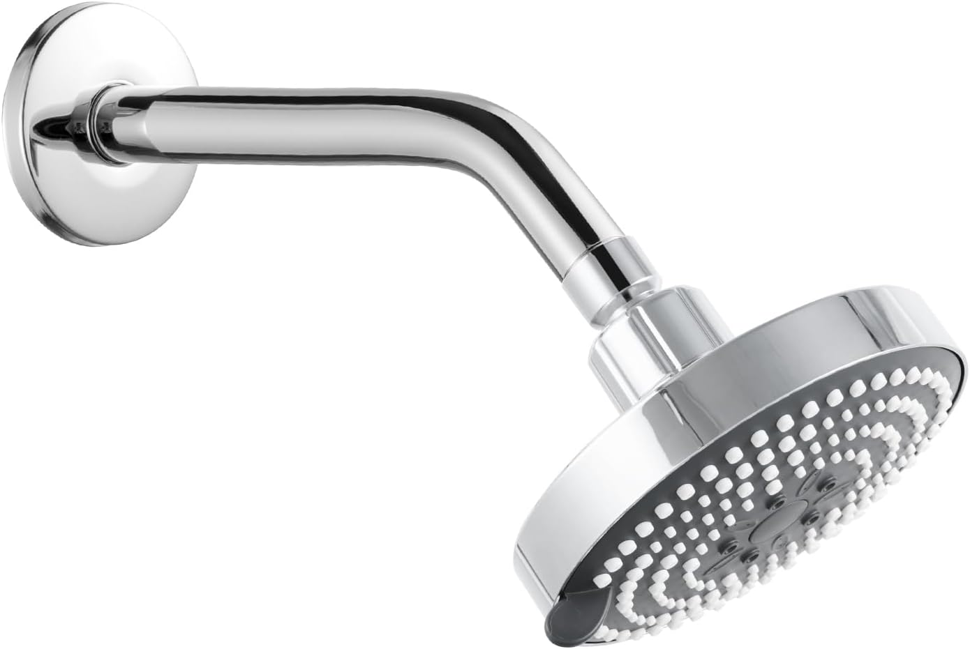 Shower Arm 10 in Bundle with 6 Mode Shower Head, Chrome