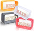 Clear Makeup Bags with Chenille Letters, 4 Pack Preppy Cosmetic Pouch Zipper, Personalized Initial beauty case, Travel Toiletry vanity organizer for Women Girl (Hair, Face, Skin, Stuff)