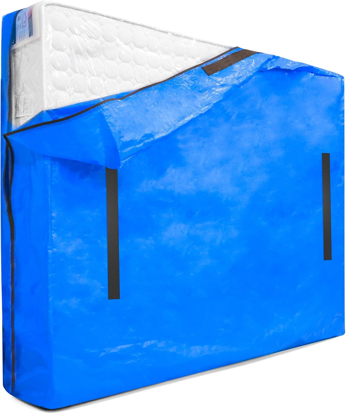 Mattress Bag for Moving & Storage of Full Size, Heavy Duty Mattress Cover for Moving with 12 Handles and Dual Zippers Closure, Thick Reusable Mattress Protector for Moving Supplies & Moving Bags