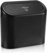 Car Trash Can with Lid + Mini Car Garbage Bags for Auto Trash Bin