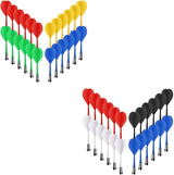 24 pcs +24 pcs Magnetic Darts Bundle, Safe Plastic Darts Replacement Dart for Magnet Dartboard