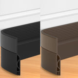 39 Inch Door Draft Stopper 2 Pack Black & Brown