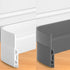39 Inch Door Draft Stopper 2 Pack White & Gray