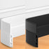 39 Inch Door Draft Stopper 2 Pack White & Black