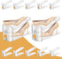 Shoe Slots Organizer for Closet, Shoe Stacker Organizer Double Layer Stack Shoe Rack, Shoe Display Shelf 50% Space Saver Storage Holder for Closet, 12PACK