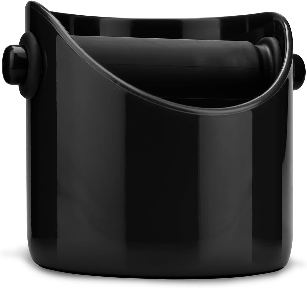 Grindenstèin Sturdy, Compact, Modern Space-Saving Espresso Coffee Grind Knock Box - Black