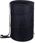 Extra Large 107L Strong Laundry Hamper 17.5" x 27" Collapsible Laundry Baskets with Long Straps Drawstring Barrel Foldable Hamper for Laundry Room, Bathroom, Campout, College Dorm or Travel