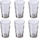 SZKIANGZXC Shatterproof Drinking Cups, Drinking Glasses, Set of 6, Plastic glass cup,16 oz plastic Tumbler Cups,Dishwasher Safe