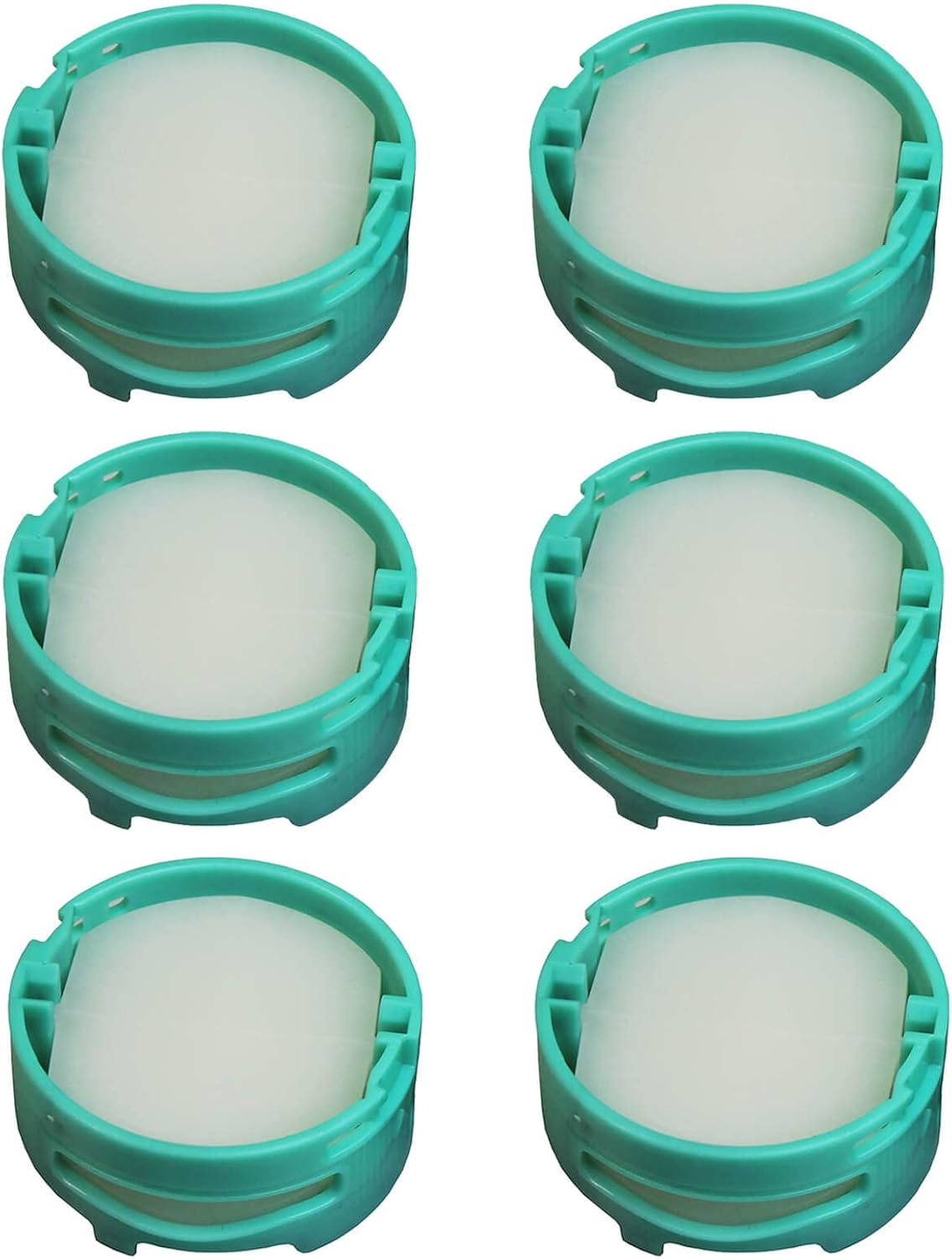 [6 Pack] Replacement for Shark Odor Neutralizer Cartridge AZ3002 LA702 ZU102 Accessories Replacement for Shark Vacuum Cleaner Odor Neutralizer And air Purifier HP302. -1541fc3000,Teal