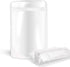 4"x6" 120pcs Mylar Bags for Food Storage,Smell Proof Bag Resealable Food Storage Bags for Small Business, Stand-up Foil Pouch Packaging Treat Snack Packing for Self Sealing (White)