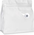 50 Count 8oz Coffee Bags with Valve,1/2 lb Vented Coffee Beans Packaging Bags High Barrier Aluminumed Foil Flat Bottom Heat Sealed Side Zipper Resealable Storage Bag for Home or Business（White）