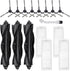 WVCR200S Replacement Parts for WYZE Robot Vacuum Cleaner WVCR200S Spare Accessories, 3 Main Roller Brush, 8 Side Brushes, 4 Hepa Filters, 1 Cleaning Tool