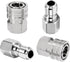 Pressure Washer Adapter, 2 Sets 3/8 Inch Quick Connect Fittings, Stainless Steel Pressure Washer Fittings, Male and Female Power Washer Quick Disconnect Kit, 5000 PSI