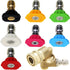 Pressure Washer Accessories Kit, 7 Power Washer Nozzle Tips, Quick Connecting Pivoting Coupler, 1/4 inch, 4500 PSI, 8-Pack