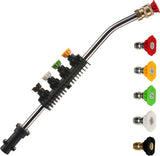 Pressure Washer Wand Extension with Adapter, Replacement Lance, Only Compatible Karcher K2, K3, K4, K5, K6, K7, 15 Inch