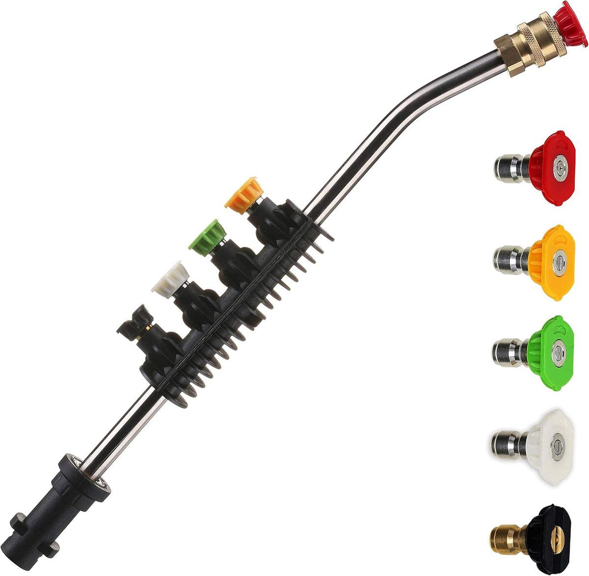 Pressure Washer Wand Extension with Adapter, Replacement Lance, Only Compatible Karcher K2, K3, K4, K5, K6, K7, 15 Inch
