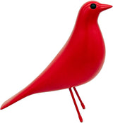 Mid Century House Bird - Sculpture Replica,Mid Century Desk Modern Decor, Pigeon for Desk, Mid Century Decor Statue(Red)