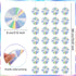 8 Packs 90s Theme Party Decorations, Retro CD Paper Banner & Hanging Garland, Y2k Decor Disco Theme Music Record Garland for 1990s 2000s Birthday, Baby Shower, Dance Party Supplies