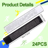 Amylove 8/12 Pairs Jersey Sleeve Bands Softball Sleeve Holders with Hook and Loop Fastener Straps for Soccer Softball Sports