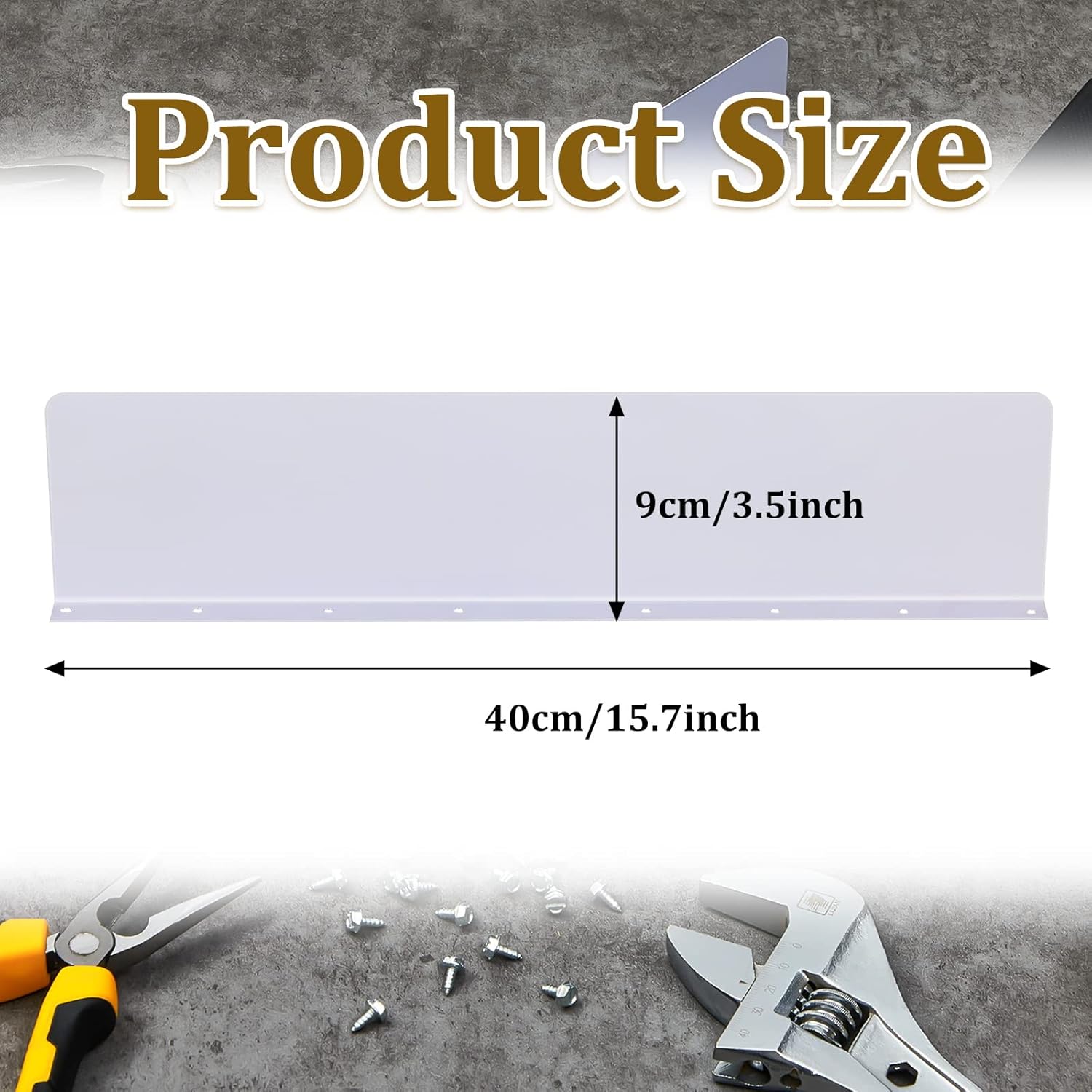 Amylove 2 Pcs Rain Gutter Valley Splash Guards Downspout Diverter Roof Rain Diverter Roofing Gutter Guards with 20 Screws Gutters for House Residential Flat Shingle Roofs Corner(Straight Style,White)