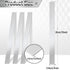 Amylove 10 Pcs Metal Strips Shim Stock Metal Sheet Shims Gap Filler Trim Strip 0.02&